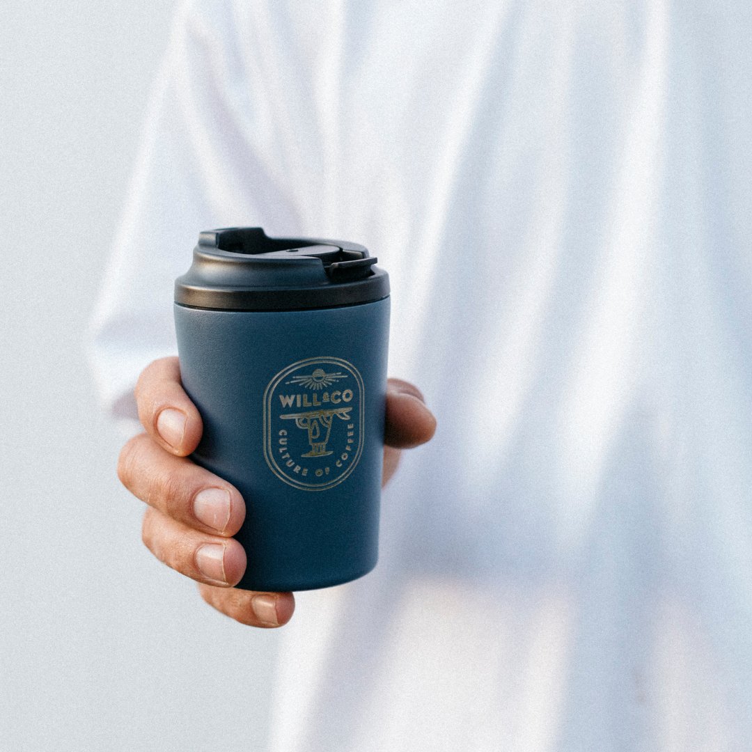 Ceramic Reusable Cup - 8oz - Will & Co Coffee