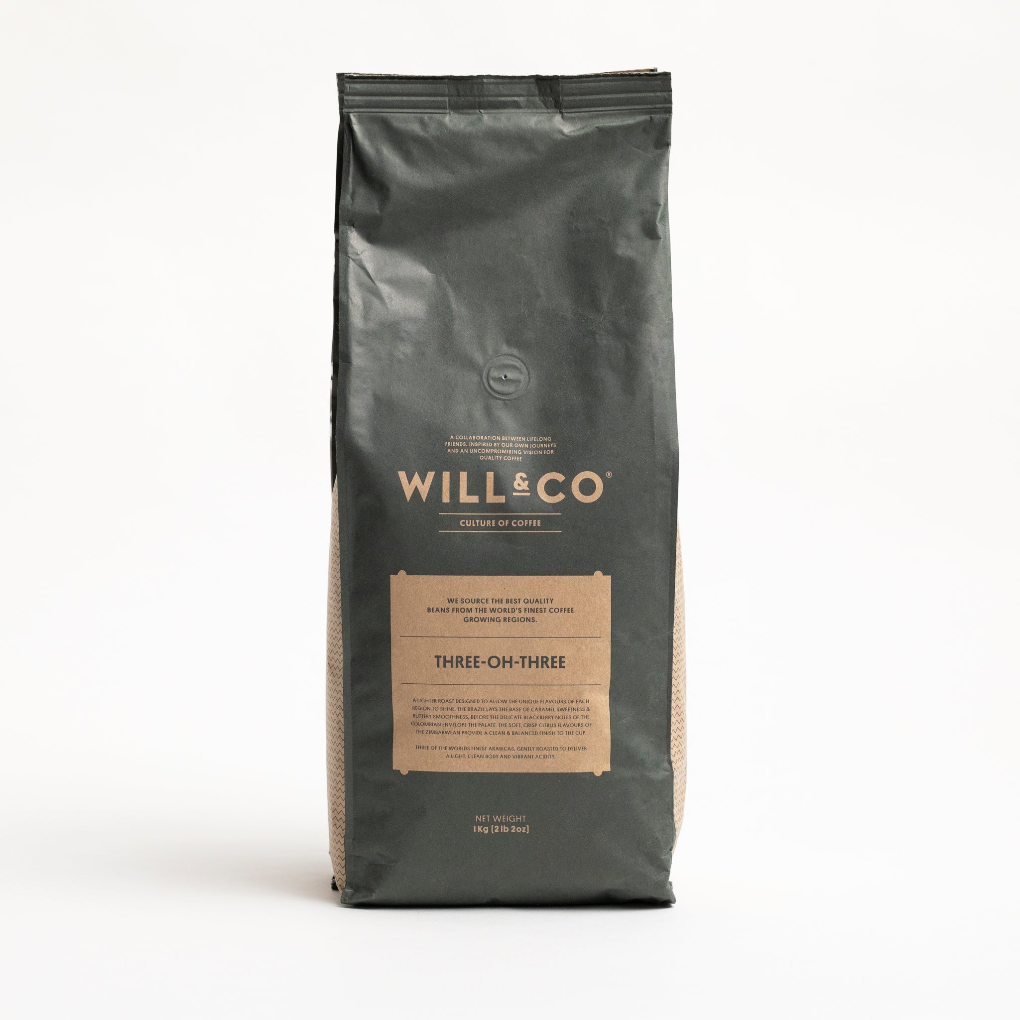 Will & Co Coffee high quality Beans Goofy 1Kg Pack